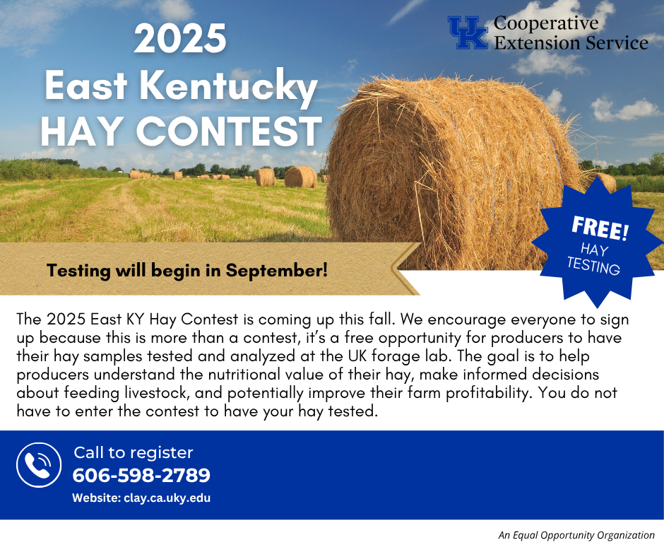 2025 East KY Hay Contest flyer