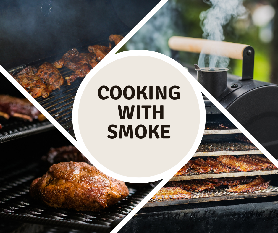 Smoking meats with a grill/smoker